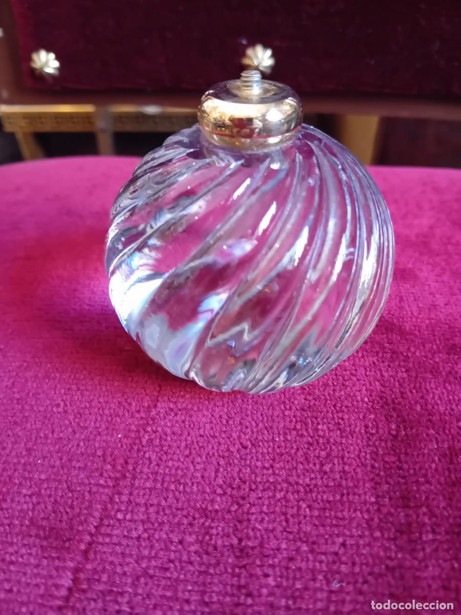 Antig&uuml;edades: Bola de cristal estriada para remate - Foto 1