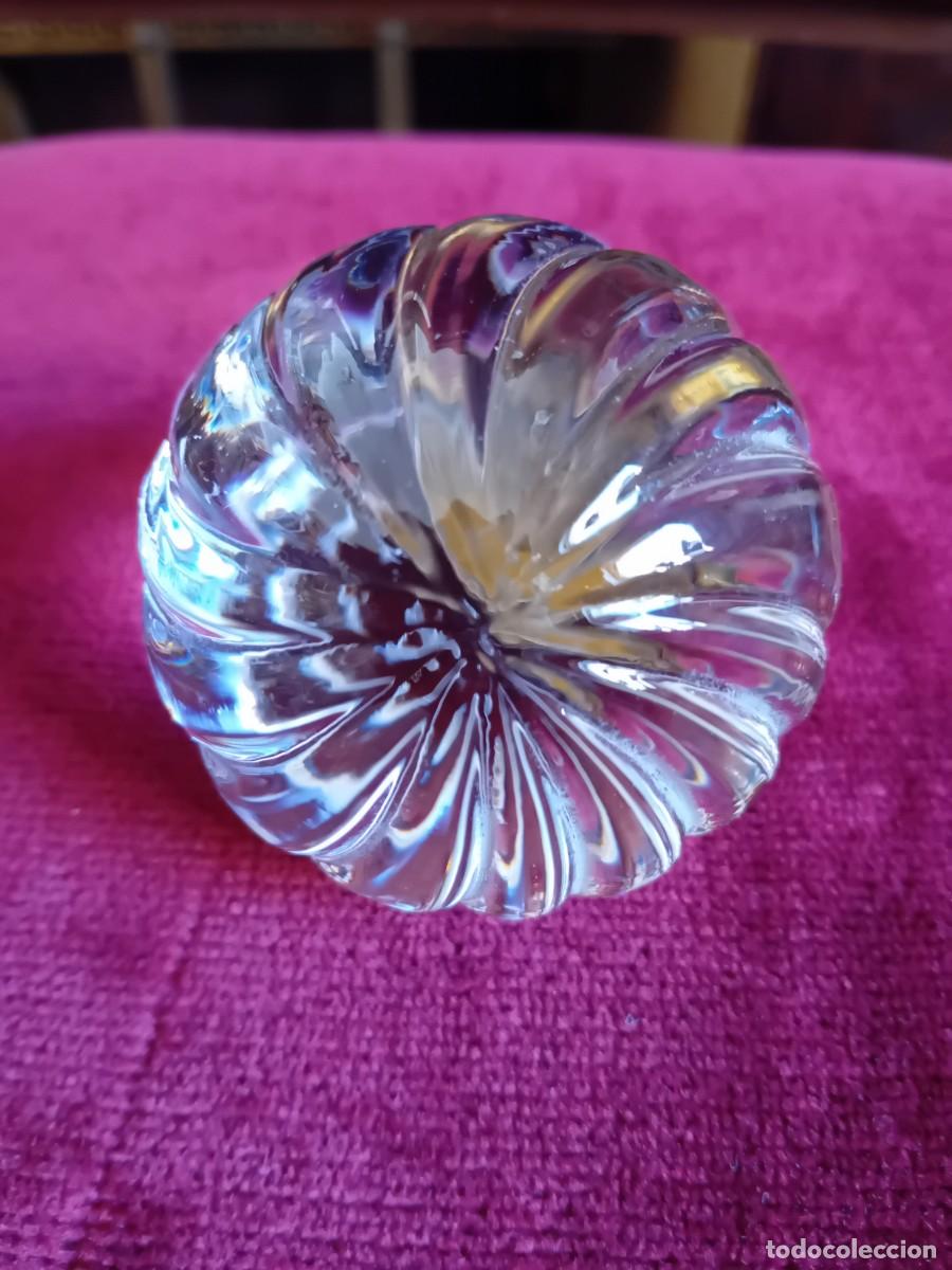 Antig&uuml;edades: Bola de cristal estriada para remate - Foto 3