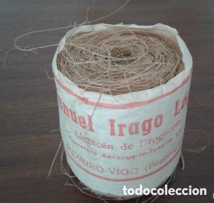 Antig&uuml;edades: ANTIGUO ESTROPAJO DE ESPARTO MANUEL IRAGO L&Oacute;PEZ