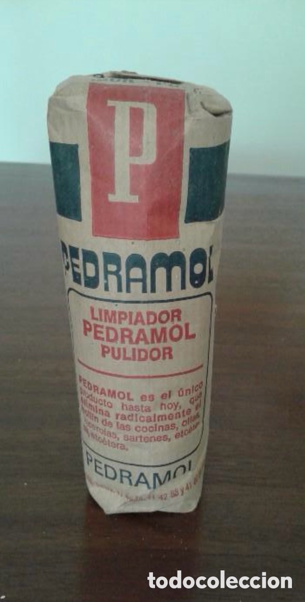 Antig&uuml;edades: ANTIGUO PAQUETE DE LIMPIADOR PULIDOR PEDRAMOL