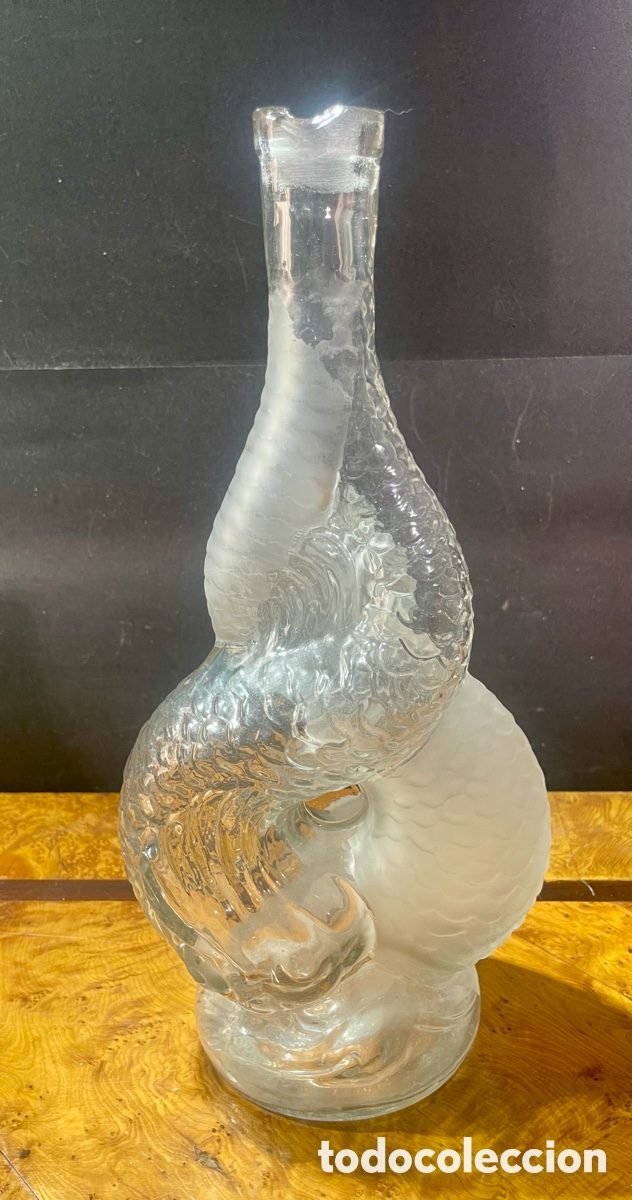 Antig&uuml;edades: Botella de Cristal Siglo XIX