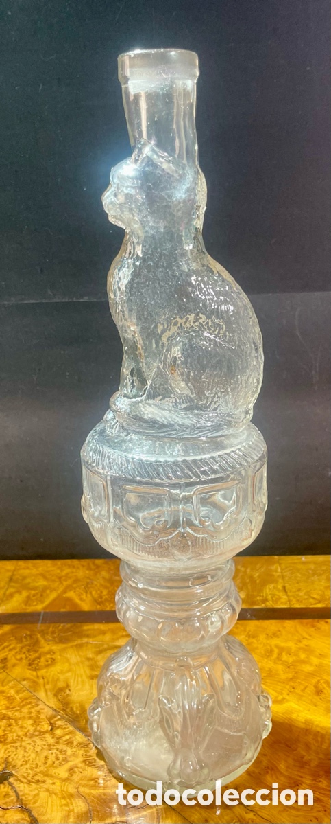Antig&uuml;edades: Botella Gato Siglo XIX