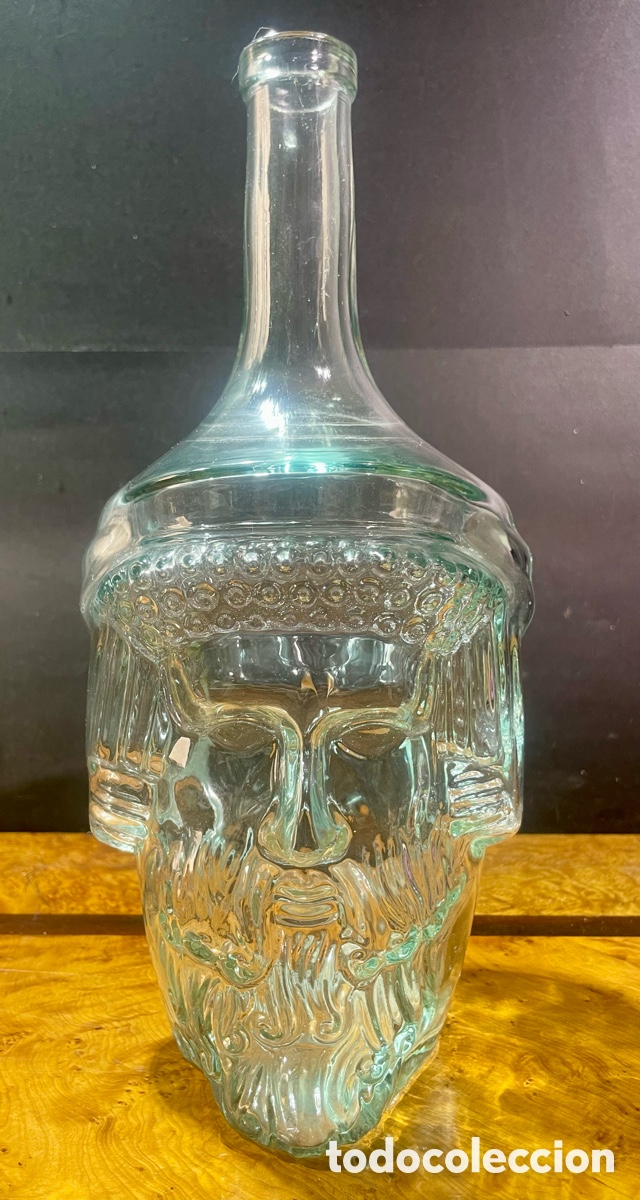 Antig&uuml;edades: Botella de Cristal con Dos Caras