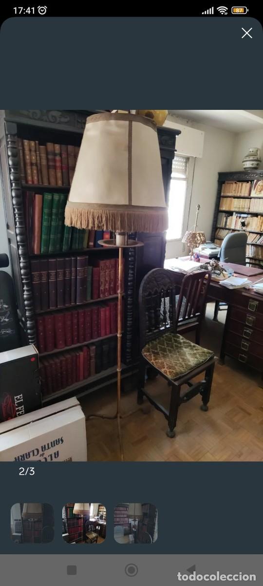 Antig&uuml;edades: L&aacute;mpara de pie antigua - Foto 3