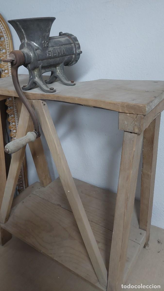Antig&uuml;edades: M&aacute;quina matanza con mesa - Foto 2