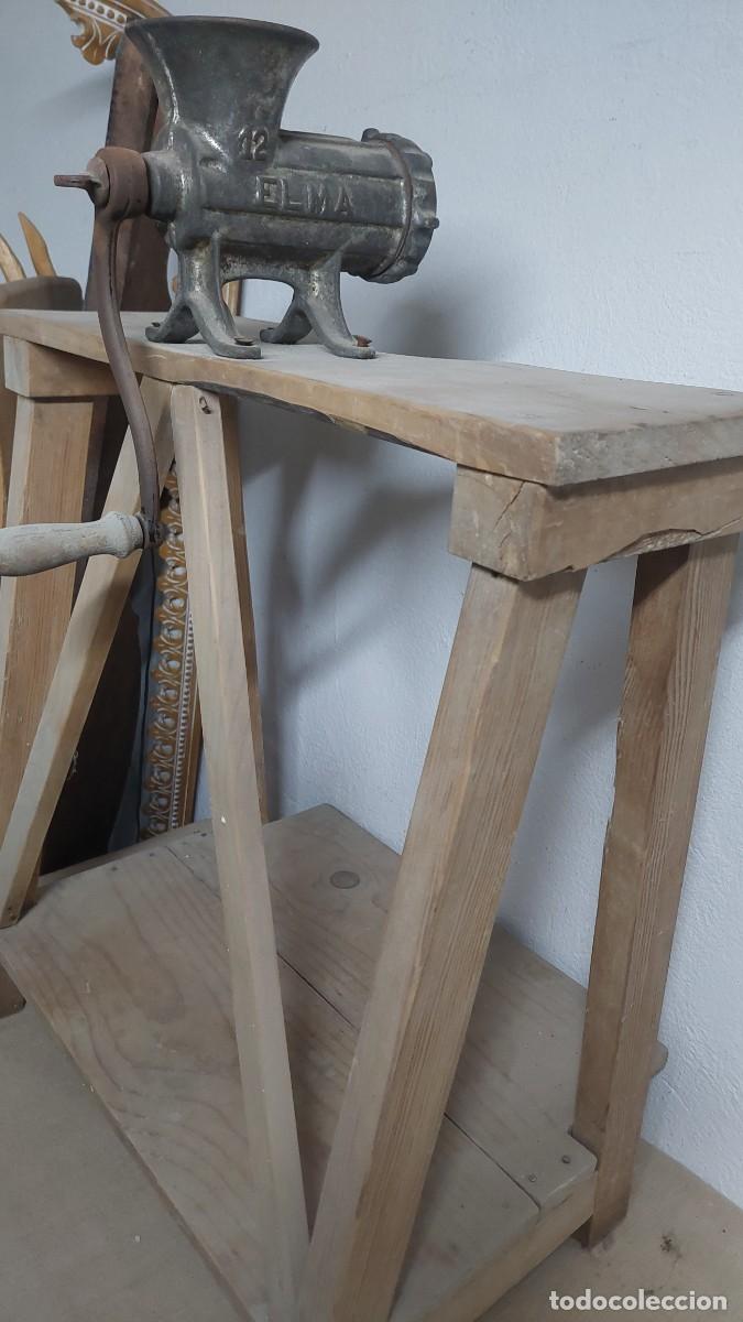 Antig&uuml;edades: M&aacute;quina matanza con mesa - Foto 4