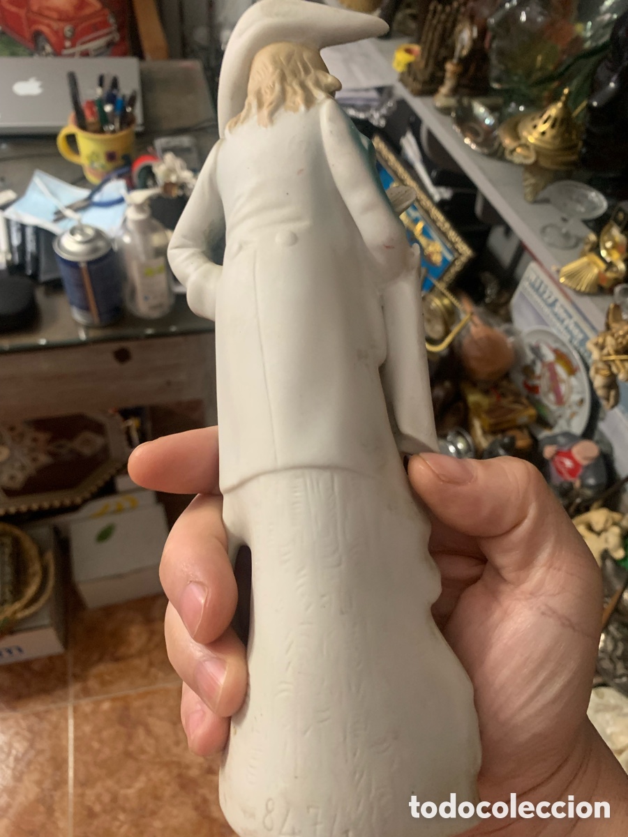 Antig&uuml;edades: Figura porcelana biscuit - Foto 2