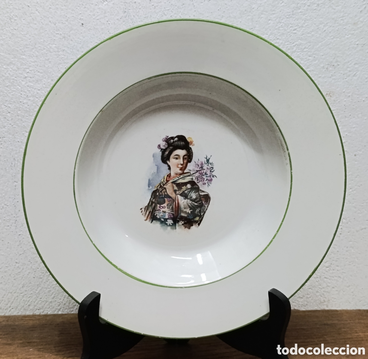 Antig&uuml;edades: ANTIGUO, RARO Y ESCASO PLATO DE CER&Aacute;MICA DE SAN JUAN DE AZNALFARACHE.
