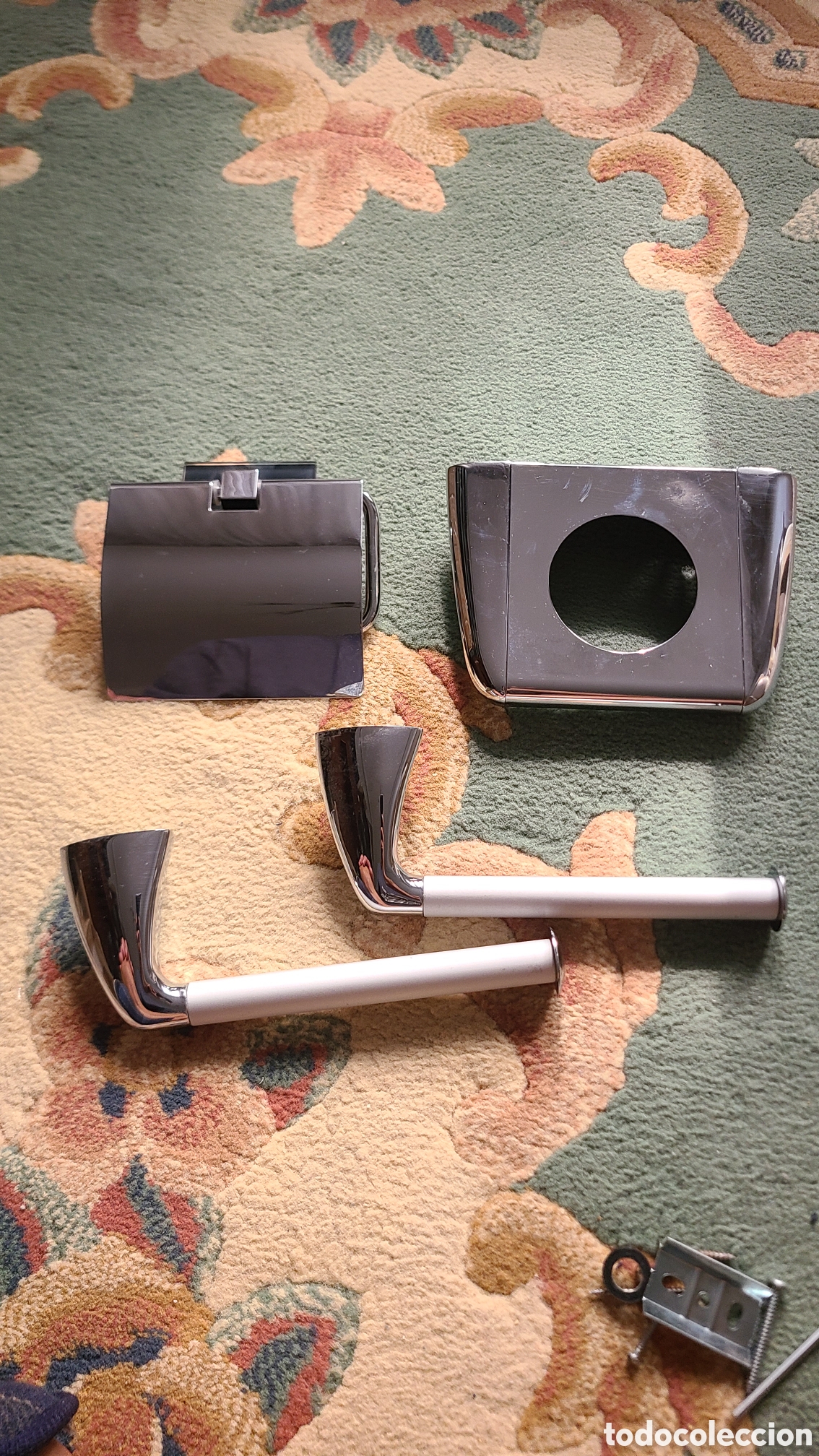 Antiques: Juego accesorios de ba&ntilde;o