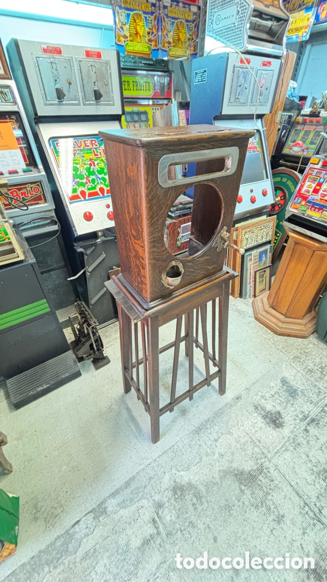 Antig&uuml;edades: M&aacute;quina tragaperras antigua - Foto 11