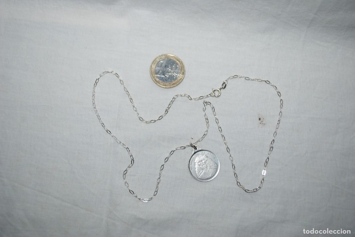 Antig&uuml;edades: MEDALLA CON CADENA DEL CRISTO MEDINACELI DE CADIZ