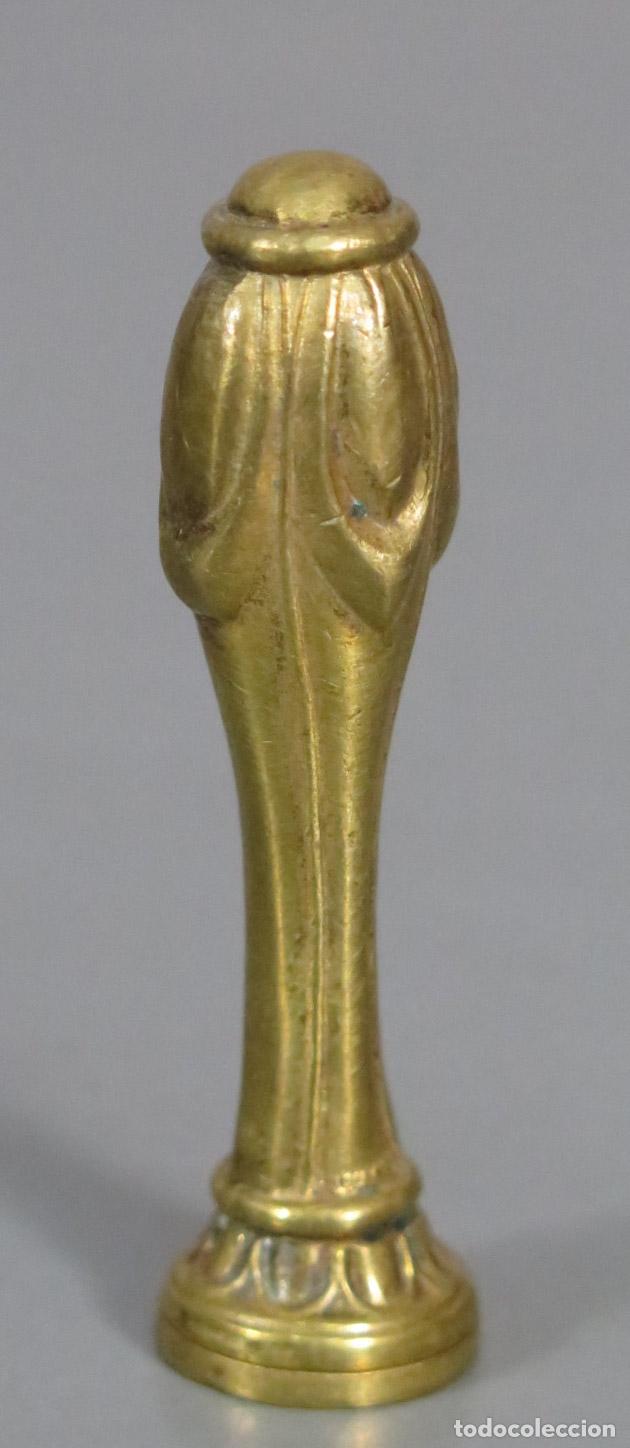 Antig&uuml;edades: SELLO LACRE. MODERNISTA. BRONCE DORADO. PRINCIPIOS SIGLO XX