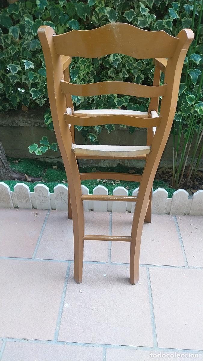 Antig&uuml;edades: trona silla enea a estrenar - Foto 4