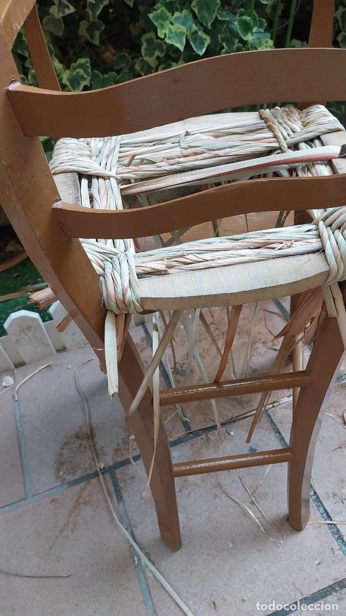 Antig&uuml;edades: trona silla enea a estrenar - Foto 8