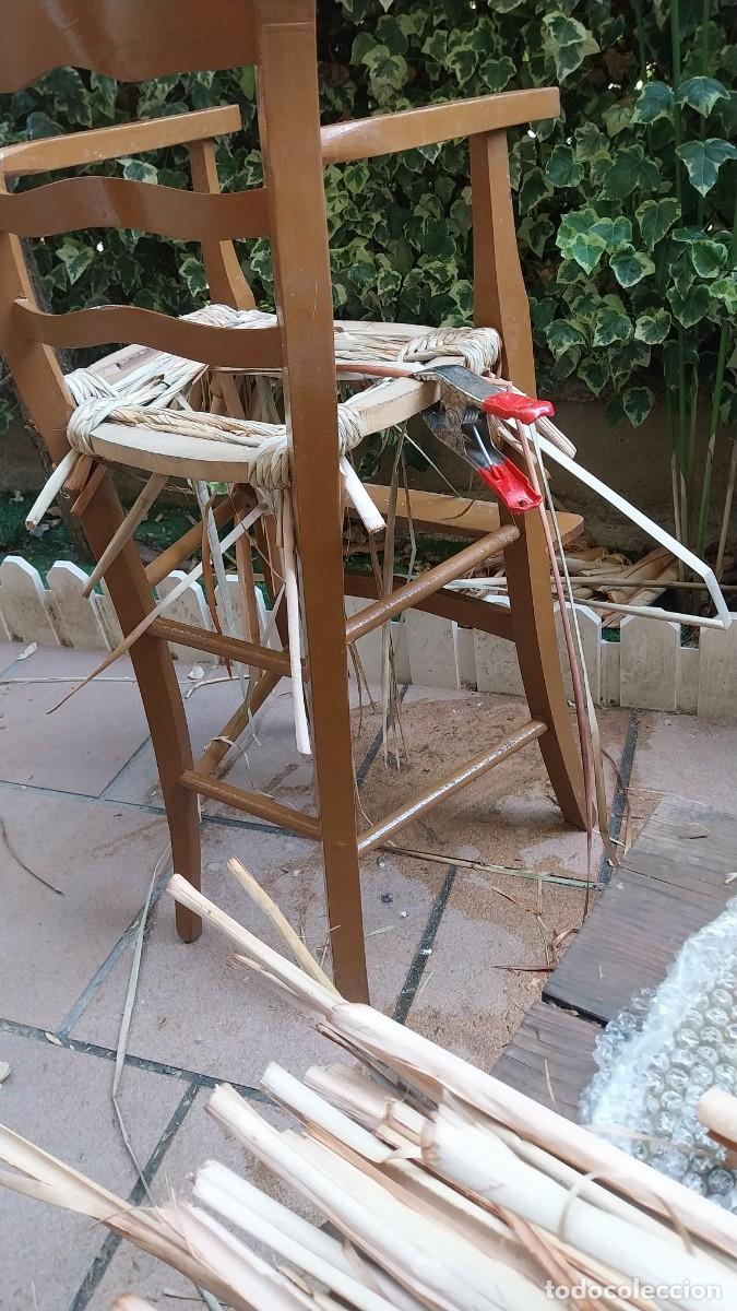 Antig&uuml;edades: trona silla enea a estrenar - Foto 9