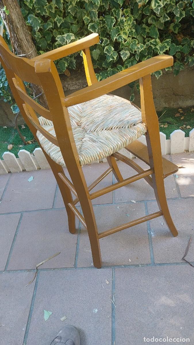 Antig&uuml;edades: trona silla enea a estrenar - Foto 17