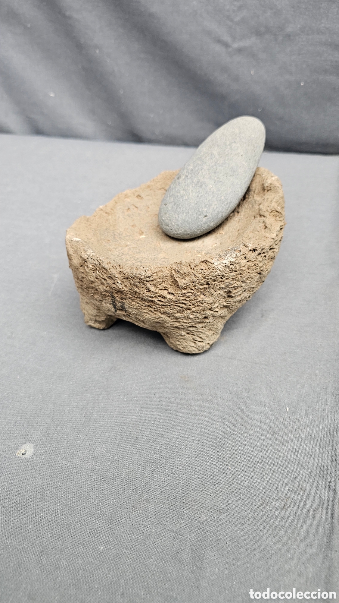Antig&uuml;edades: Antiguo Molcajete / mortero se piedra