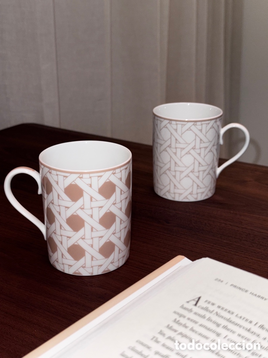 Antig&uuml;edades: Dior couple cups Provence rattan weaving pattern - Foto 3
