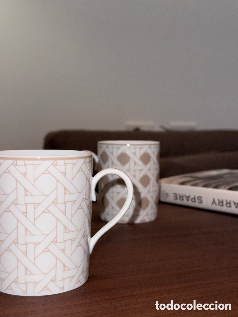 Antig&uuml;edades: Dior couple cups Provence rattan weaving pattern - Foto 5