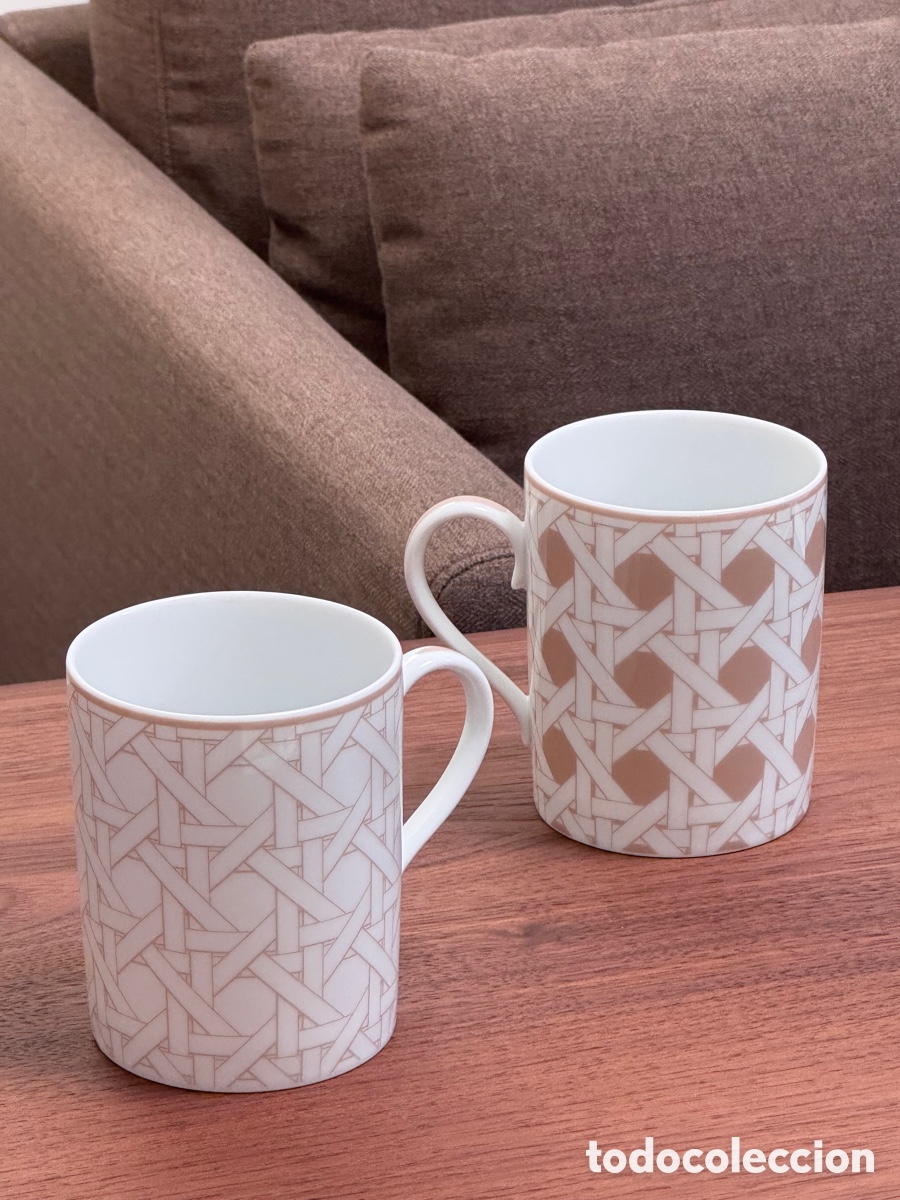 Antig&uuml;edades: Dior couple cups Provence rattan weaving pattern - Foto 6