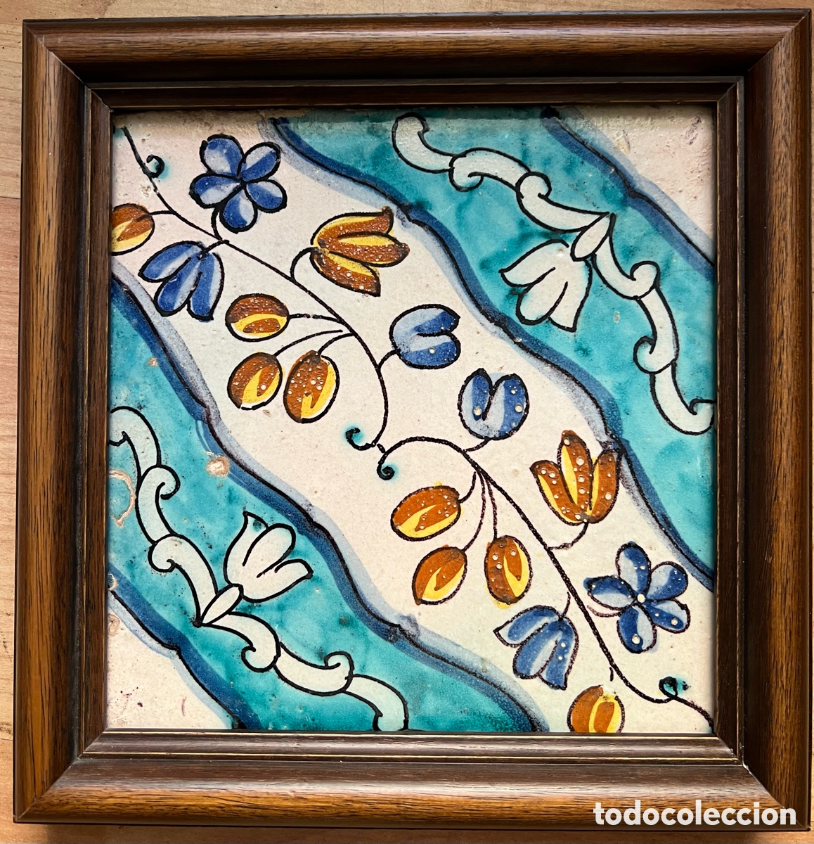 Antig&uuml;edades: AZULEJO BARROCO VALENCIANO SIGLO XVIII