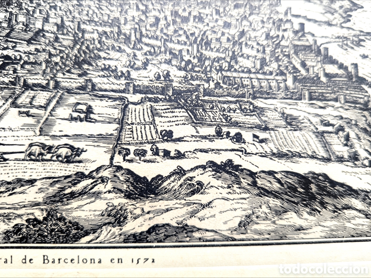 Antig&uuml;edades: ANTIGUO GRABADO DE BARCELONA 1571 - Foto 8