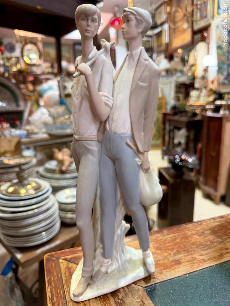Antig&uuml;edades: BONITA FIGURA PORCELANA LLADRO SERIE NAO - MEDIDA 30 CM