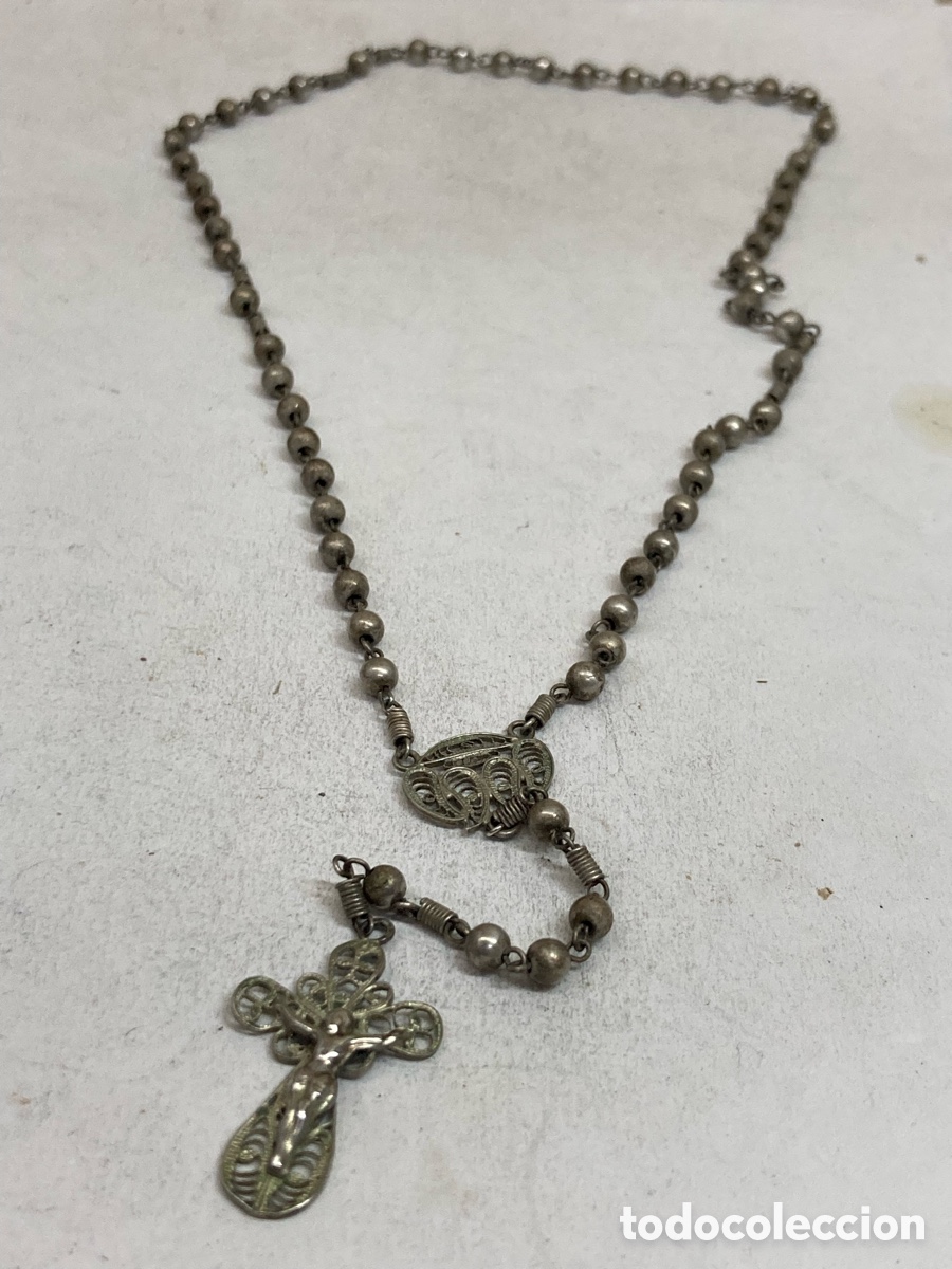 Antig&uuml;edades: Rosario de plata CC465