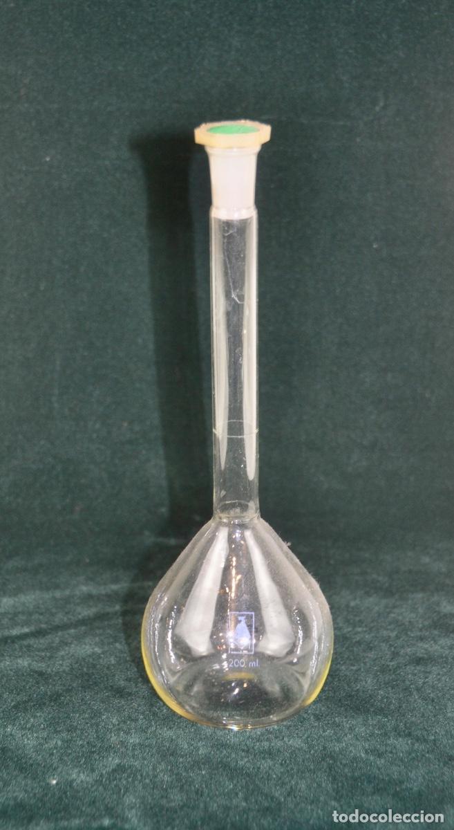 Antig&uuml;edades: Matraz aforado 200ml - Foto 2