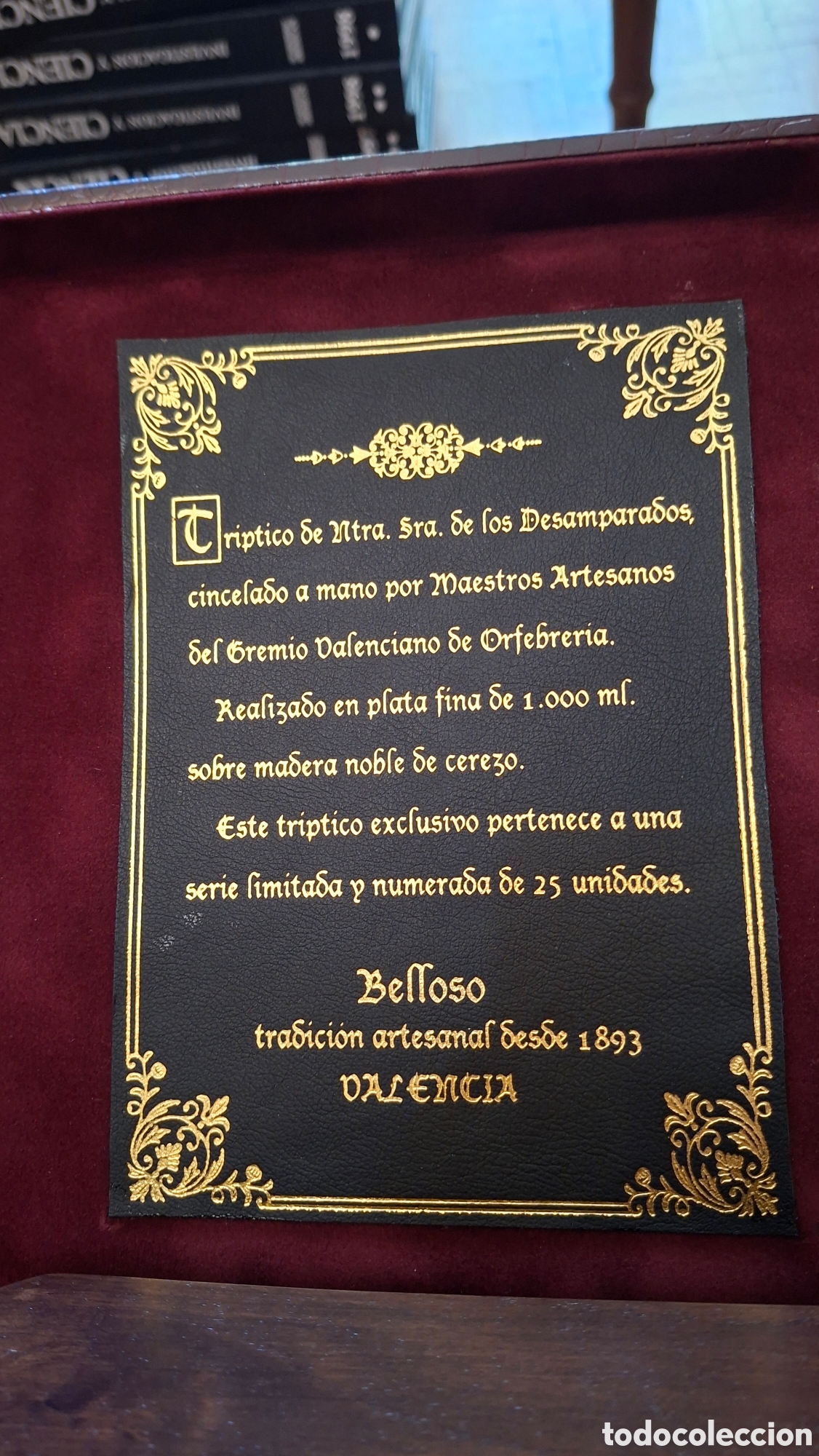 Antig&uuml;edades: TR&Iacute;PTICO NTRA. SRA. DE LOS DESAMPARADOS &ndash; PLATA FINA 1000/1000 &ndash; EDICI&Oacute;N LIMITADA 25 UNIDADES &ndash; BELL