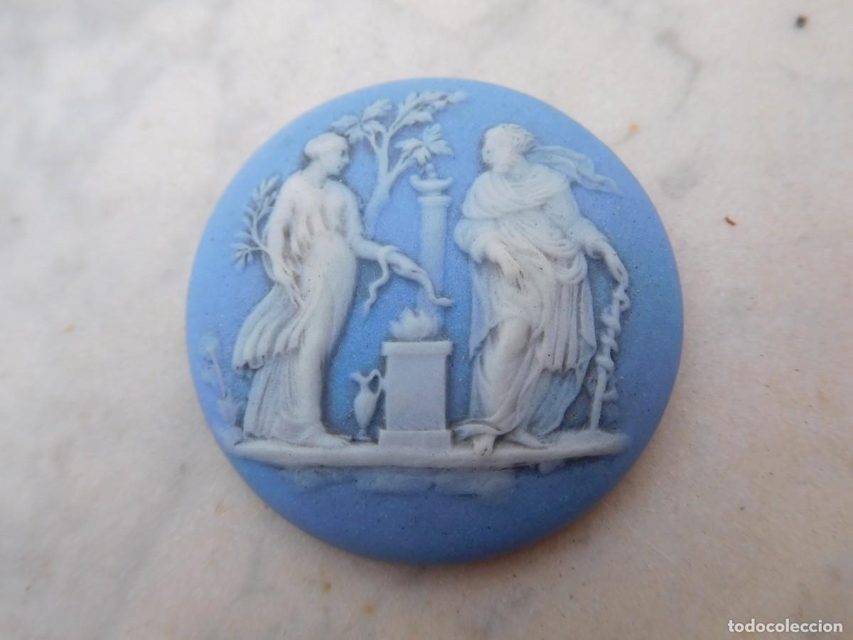 Antig&uuml;edades: Porcelana de Wedgwood jasperware escena mitologica romana