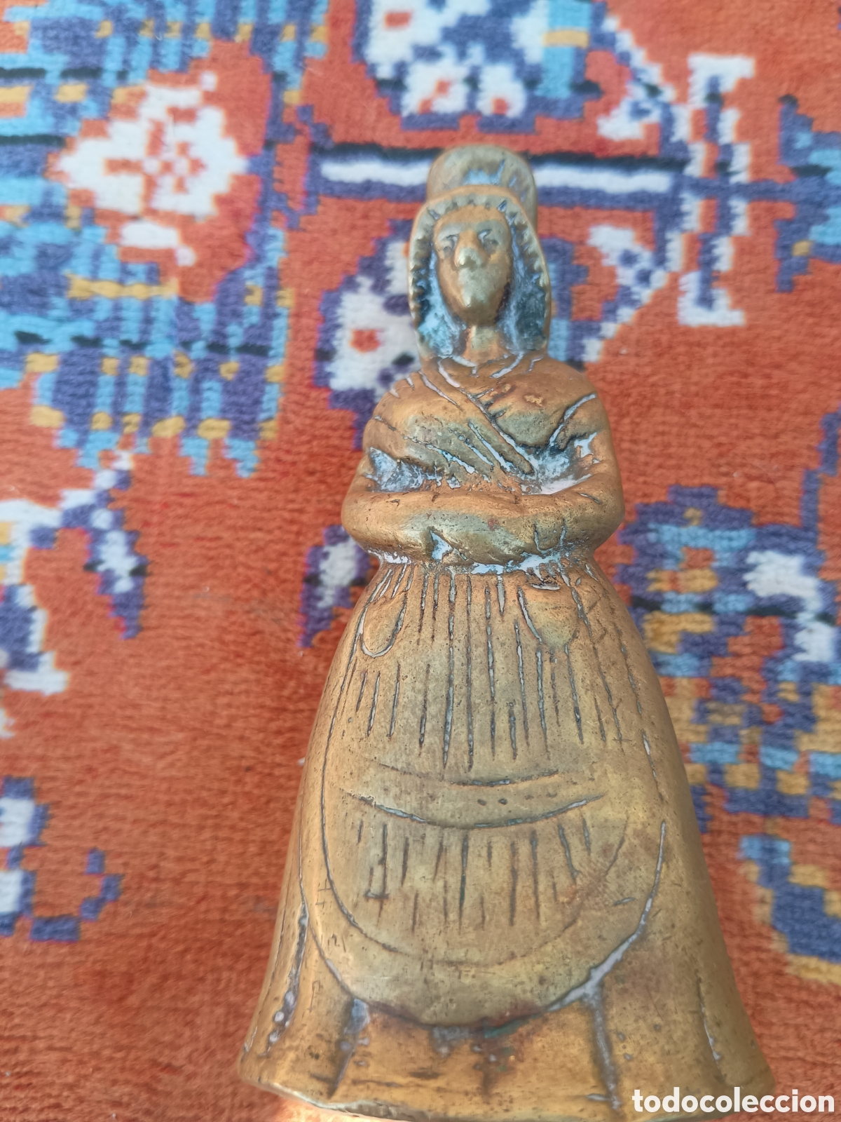 Antig&uuml;edades: Campana bronce mujer - Foto 3