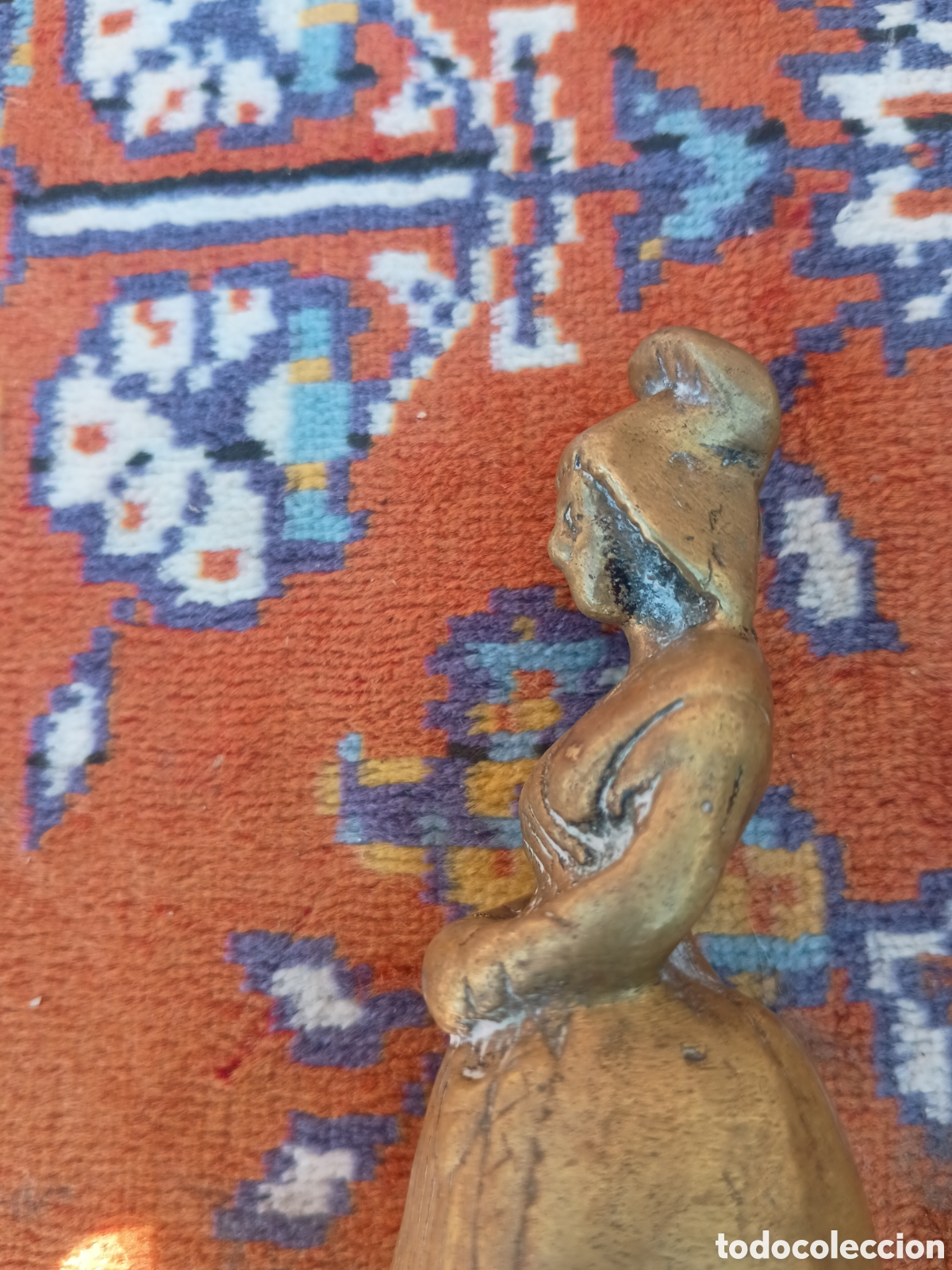Antig&uuml;edades: Campana bronce mujer - Foto 5