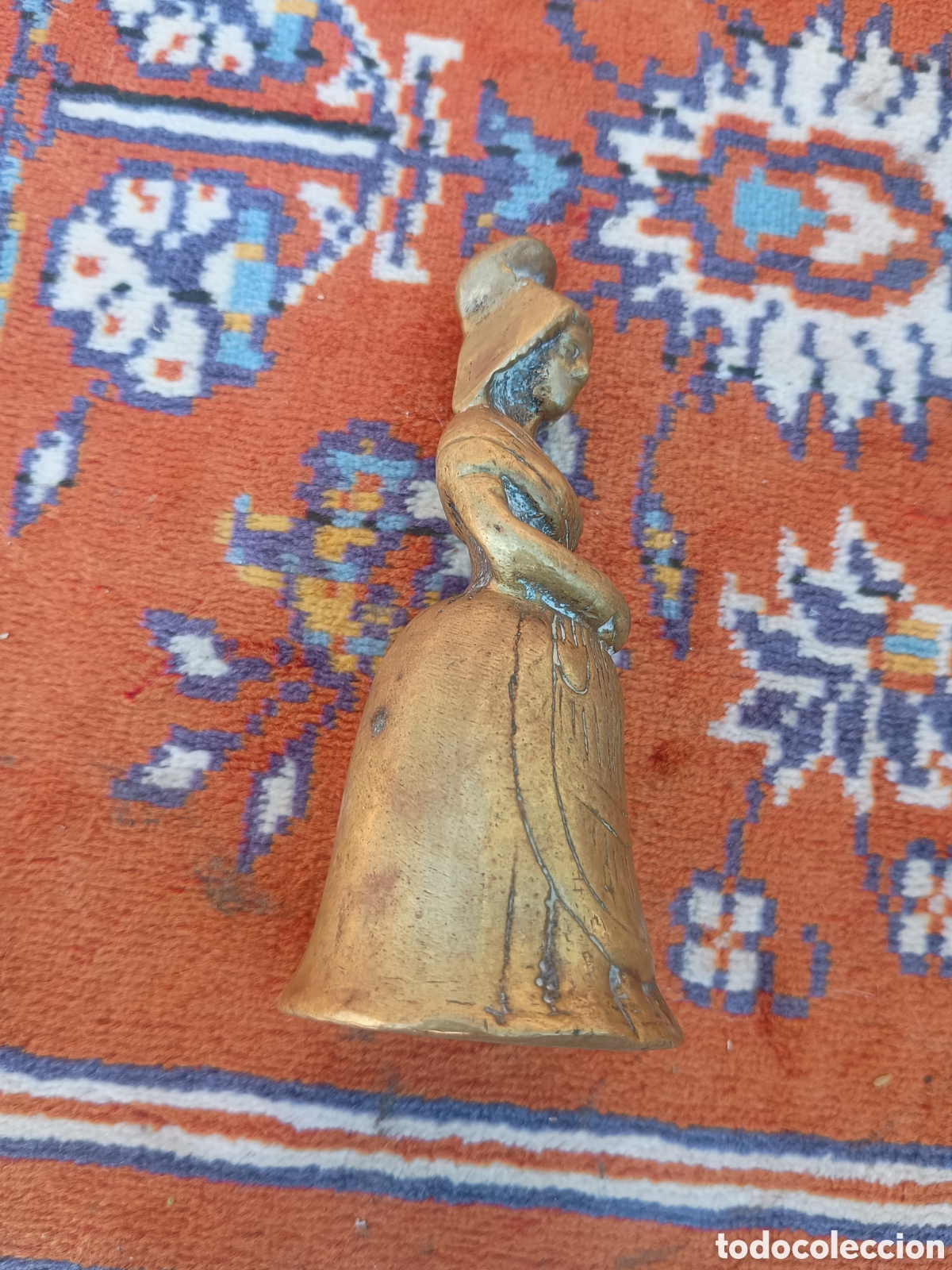 Antig&uuml;edades: Campana bronce mujer - Foto 6
