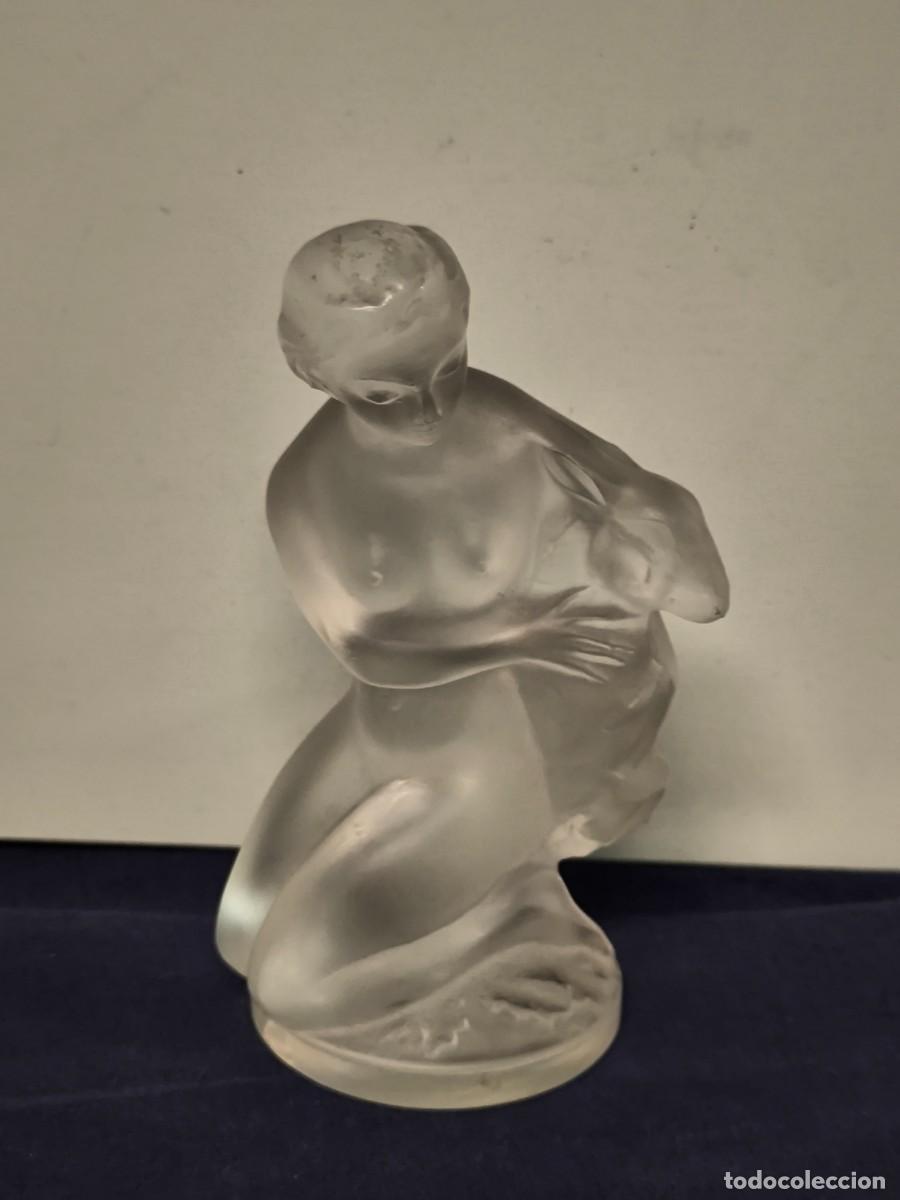 Antig&uuml;edades: DIANA Y EL CERVATILLO EN CRISTAL DE LALIQUE