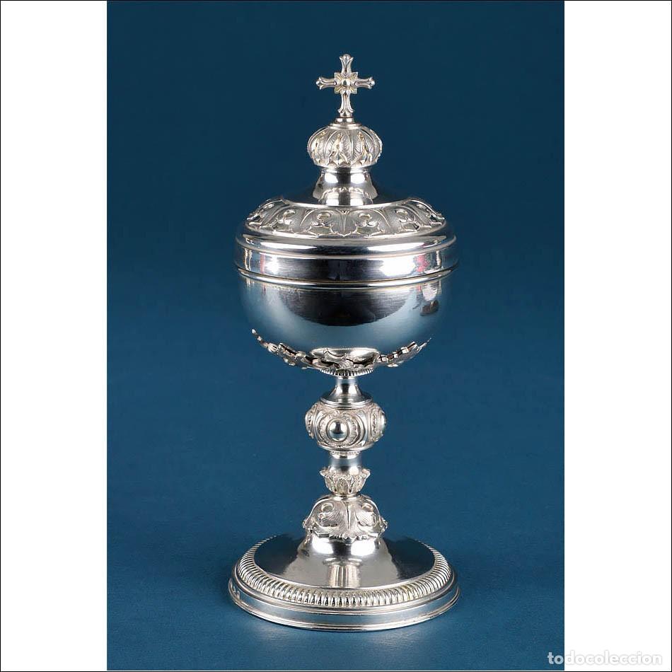 Antig&uuml;edades: Antiguo Cop&oacute;n Italiano de Plata Maciza. Italia circa 1820-1850