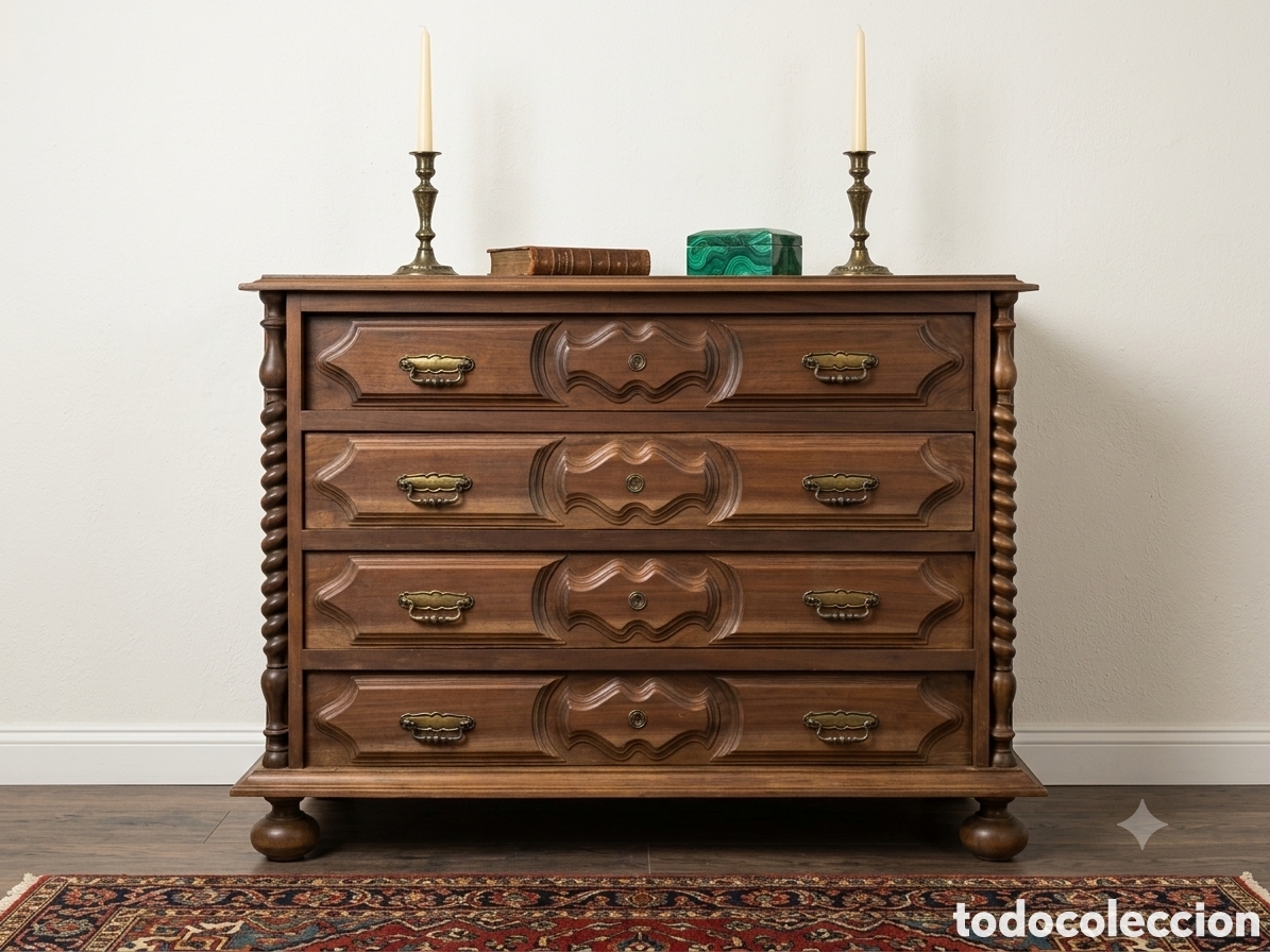 Antig&uuml;edades: C&oacute;modas de madera en buen estado - Foto 2