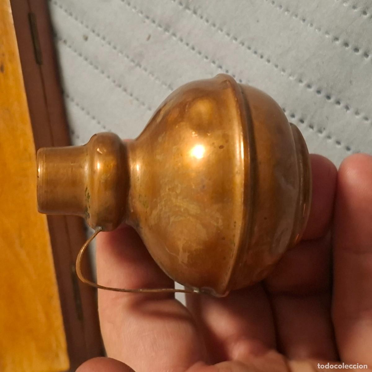 Antig&uuml;edades: Peque&ntilde;os recipientes de cobre decorativos - Foto 3
