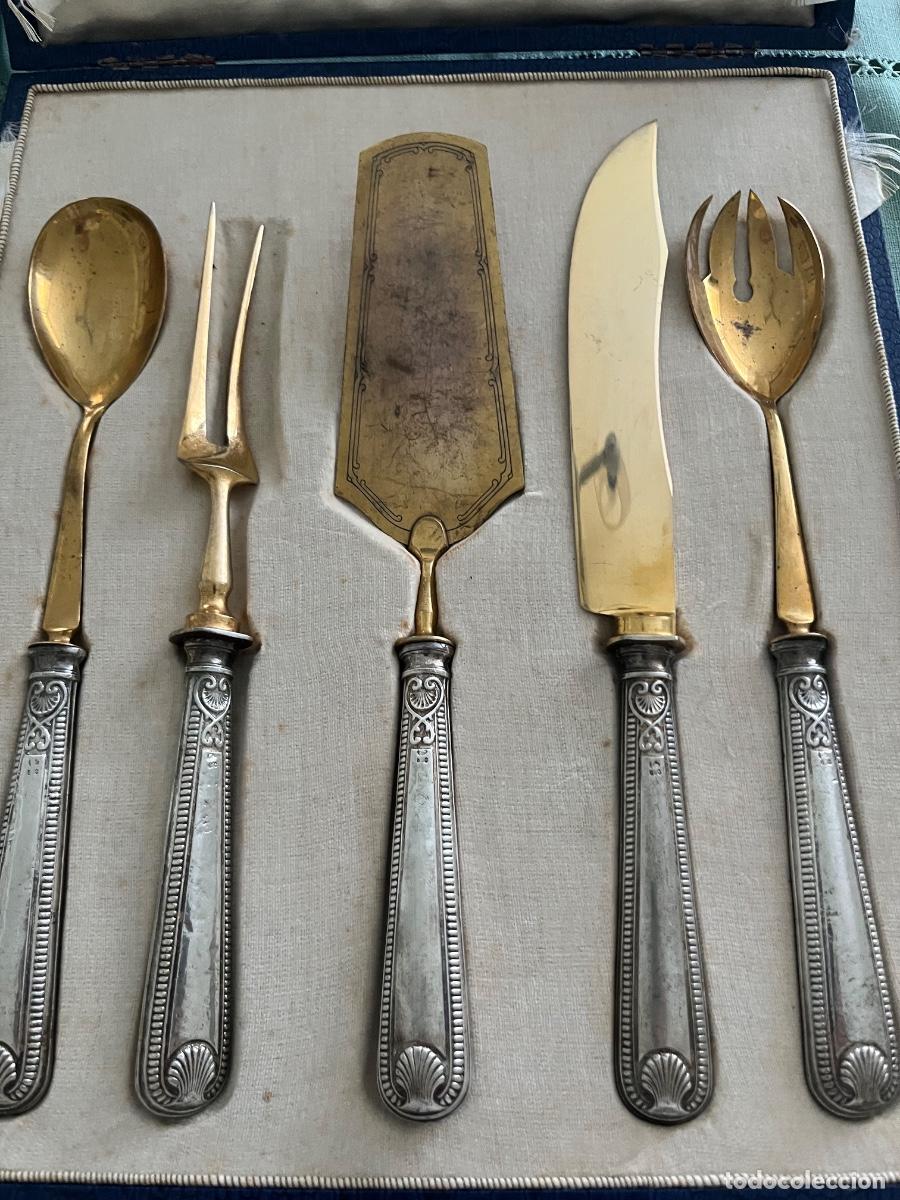 Antig&uuml;edades: Cubiertos mango de plata de ley - Foto 9