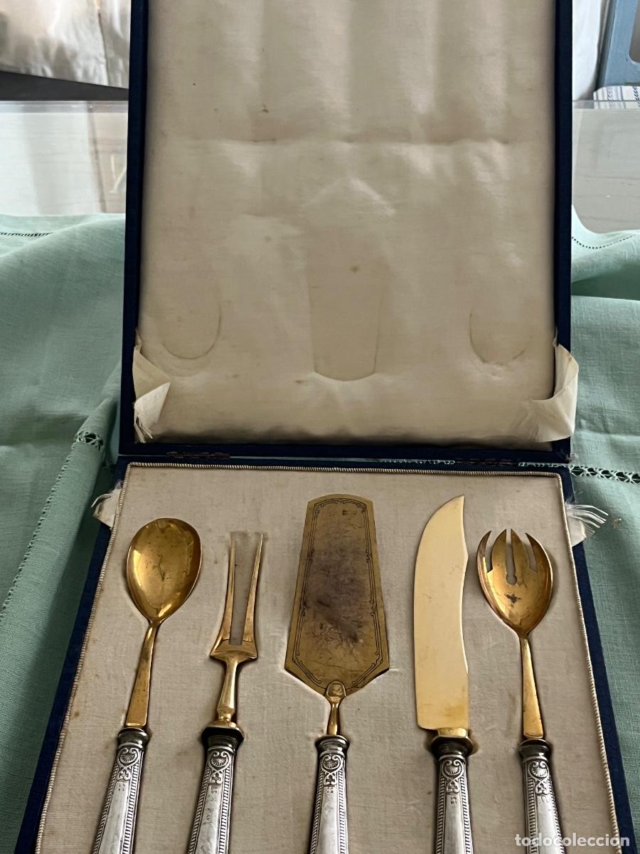 Antig&uuml;edades: Cubiertos mango de plata de ley - Foto 10