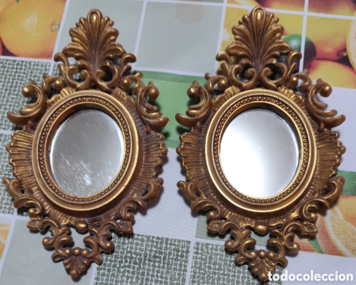 Antig&uuml;edades: Pareja de espejos vintage