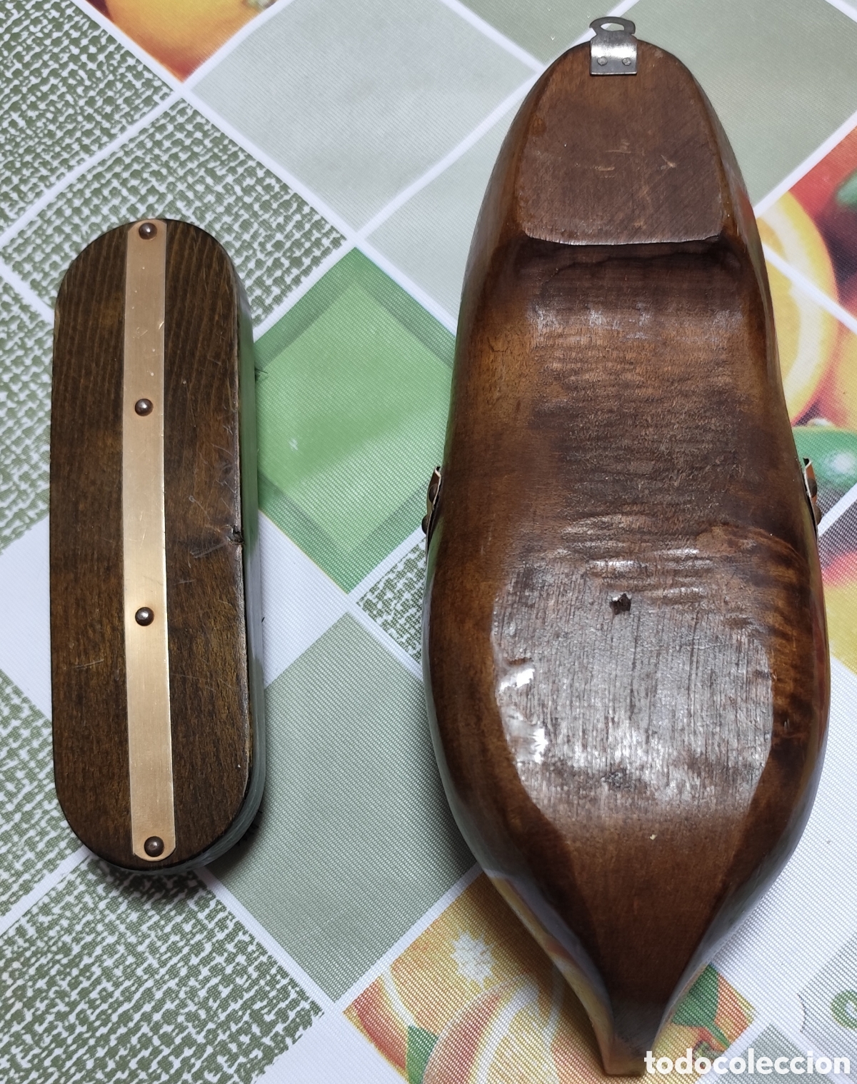 Antig&uuml;edades: Cepillo Limpiabotas Vintage - Foto 2