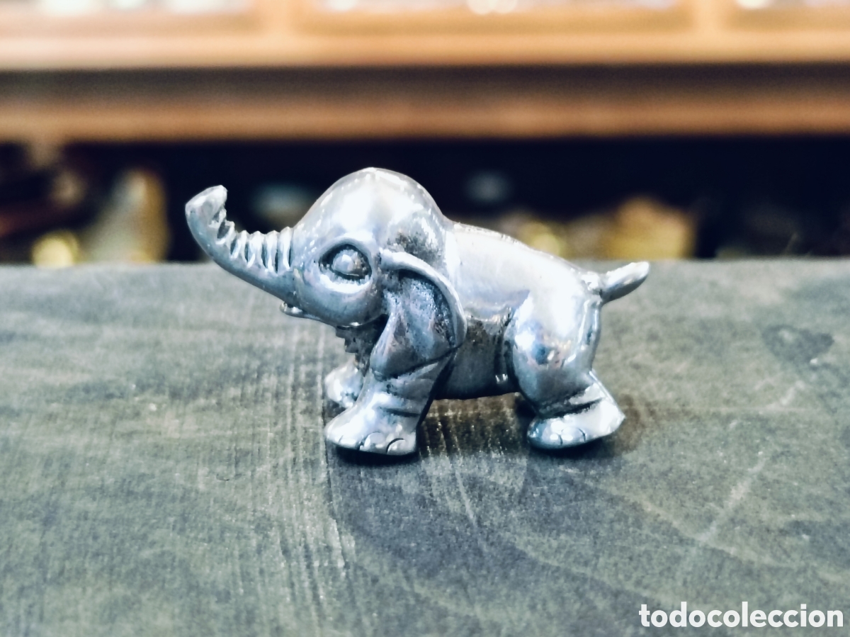 Antig&uuml;edades: ELEFANTE EN MINIATURA REALIZADO EN PLATA 925.