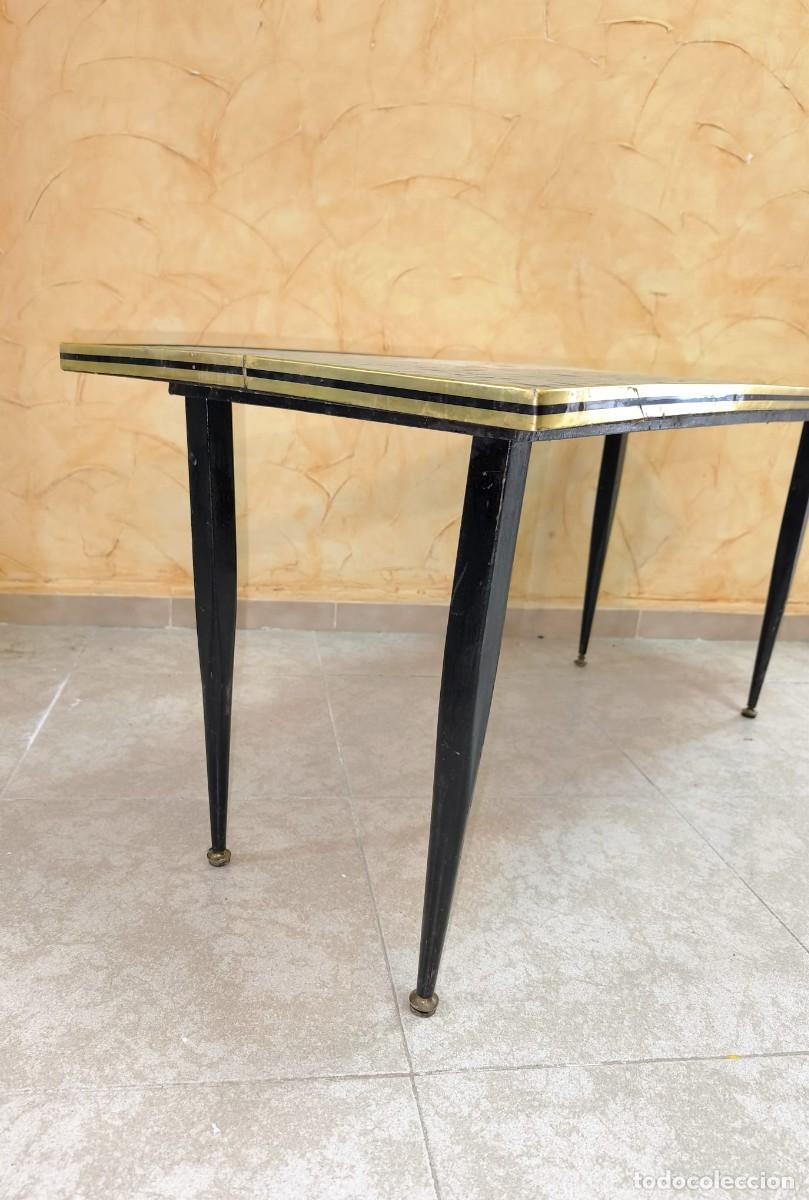 Antig&uuml;edades: MESA DE CENTRO MOSAICOS MID CENTURY - Foto 8