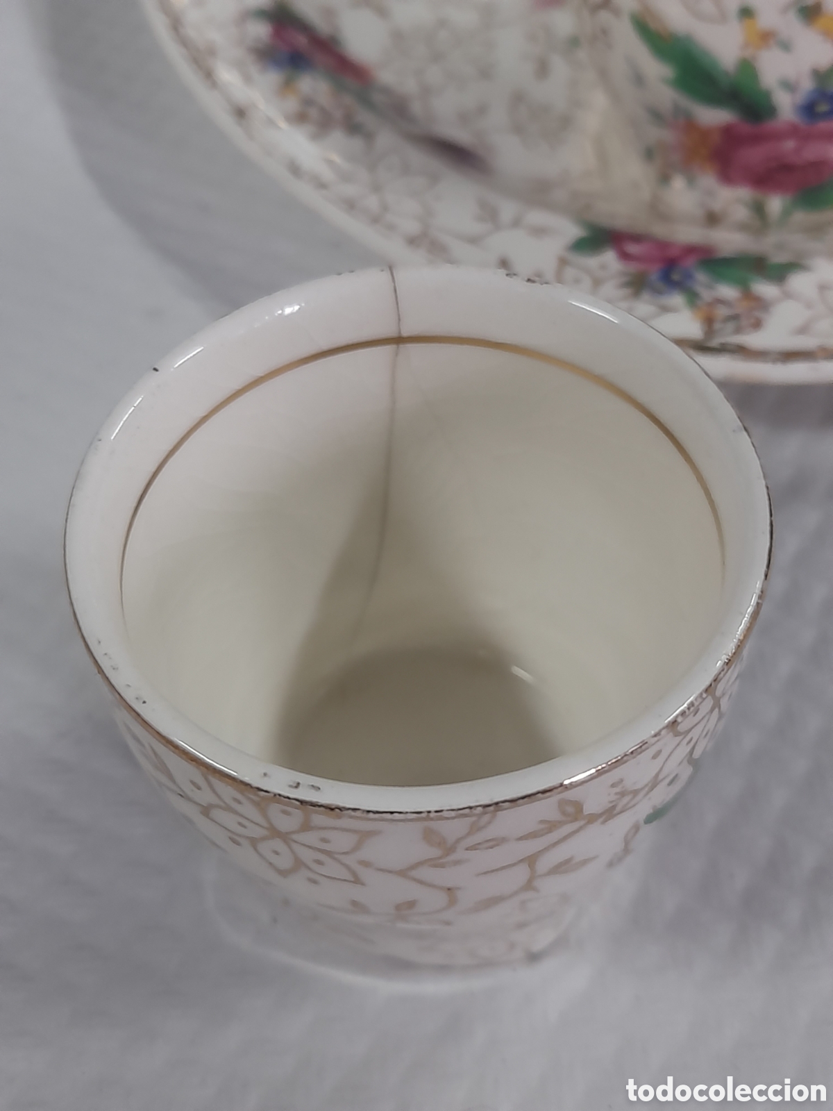 Antig&uuml;edades: Huevera porcelana inglesa - Foto 7