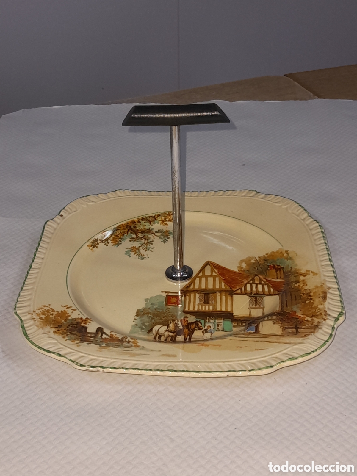 Antiques: Fuente de pastas Burgess Ware