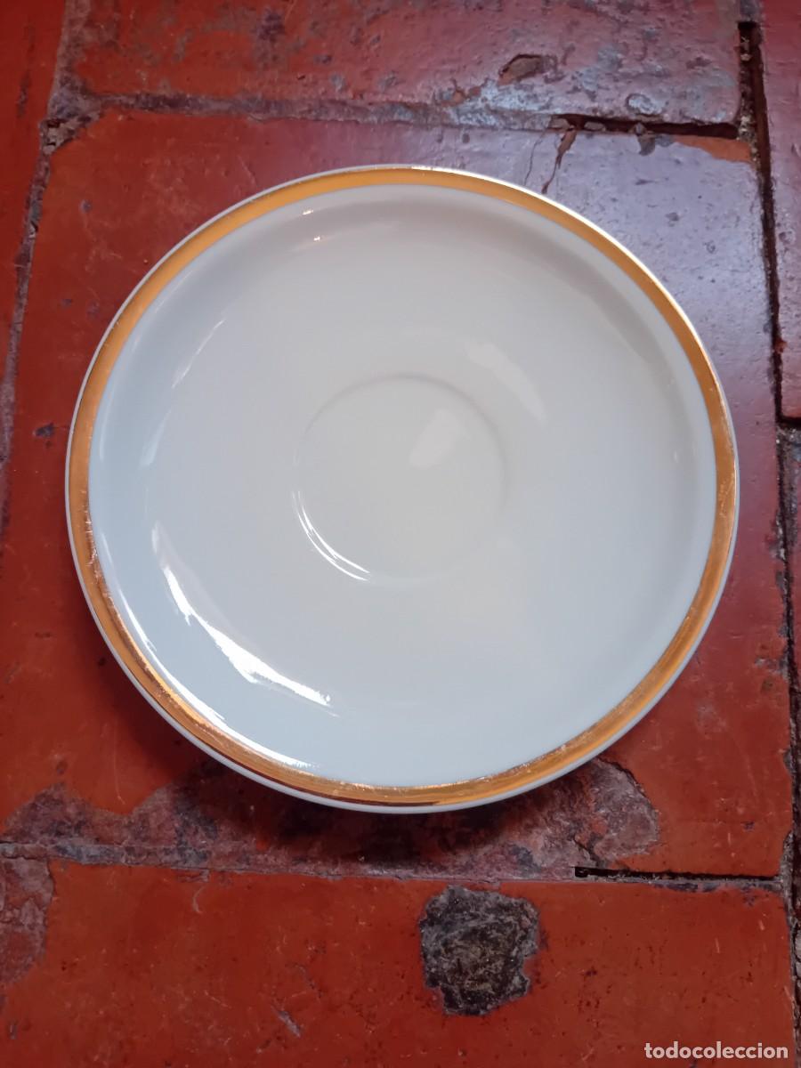 Oggetti Antichi: Plato de postre de porcelana de Santa Clara Vigo d&eacute;cada de los 60
