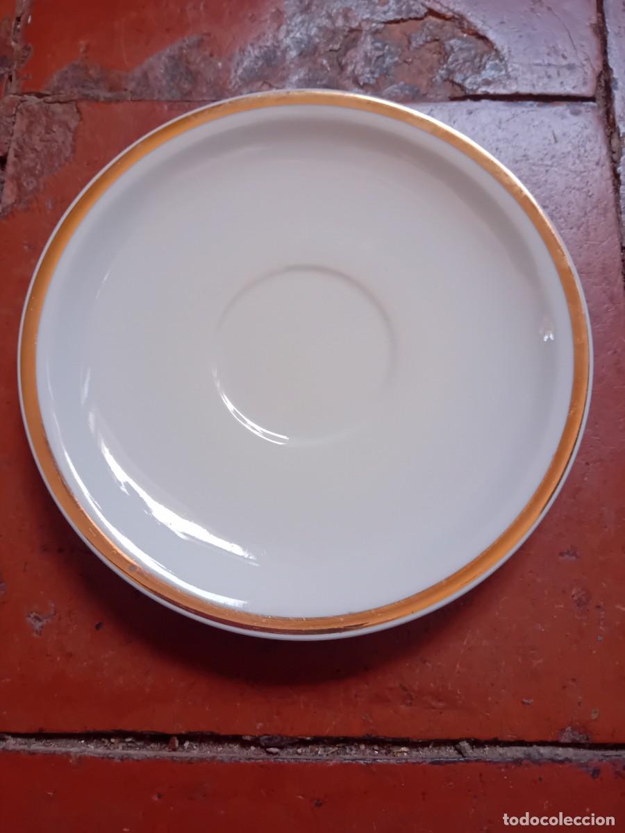 Oggetti Antichi: Plato de postre de porcelana de Santa Clara Vigo d&eacute;cada de los 60