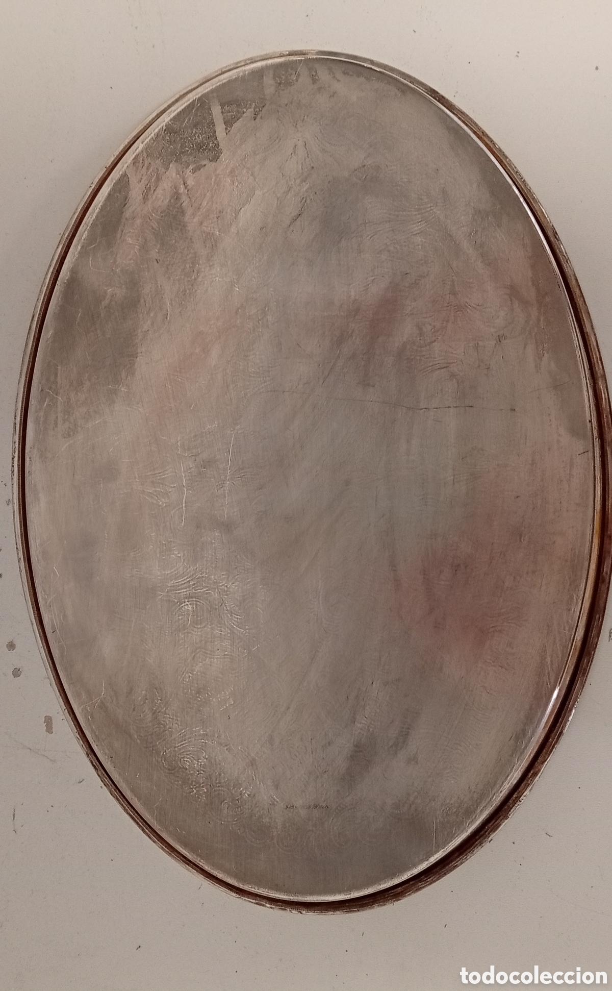 Antig&uuml;edades: .BANDEJAS DE SERVIR PLATEADAS DISE&Ntilde;OS FLORAL - Foto 5