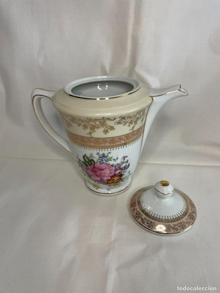 Antig&uuml;edades: CONJUNTO DE CAF&Eacute; DE PORCELANA LIMOGES - Foto 7